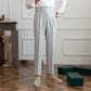 Sleek Classic Buckle Slacks