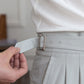 Sleek Classic Buckle Slacks